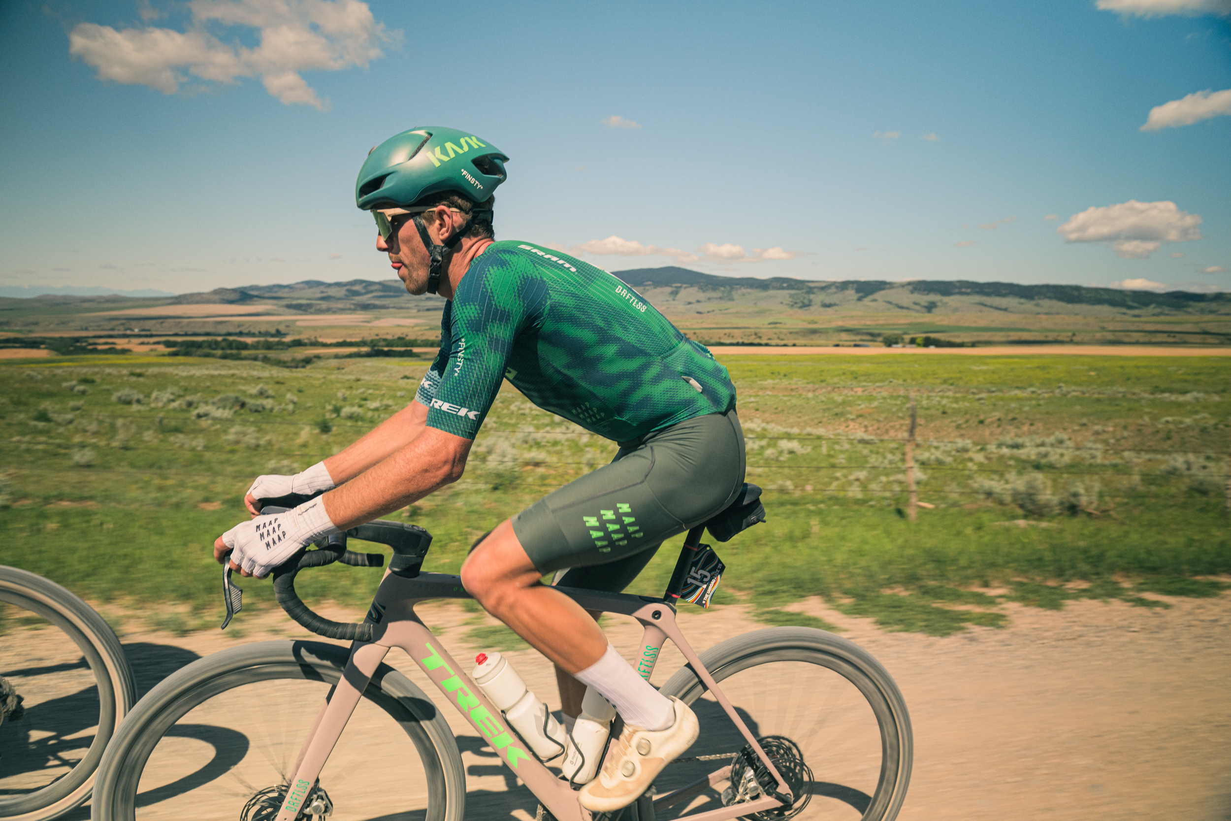 BWR Montana winner Russell Finsterwald worked from chase group to catch breakaway to win sprint finish in Bozeman