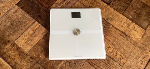 Withings Body Smart scale on wooden floor