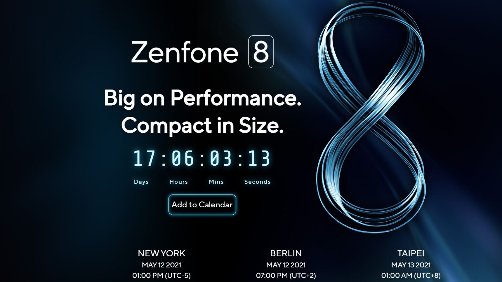 Asus Zenfone 8 event invite