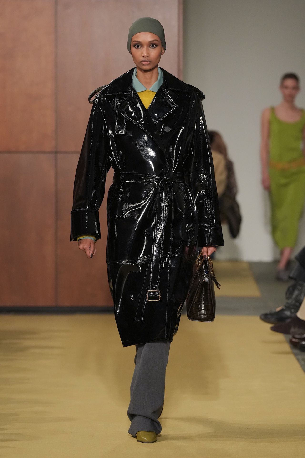 models on the Fall 2026 Tory Burch fashion show runway