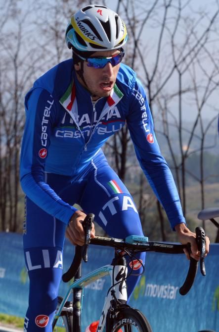 Fabio Aru (Italy) tests his legs