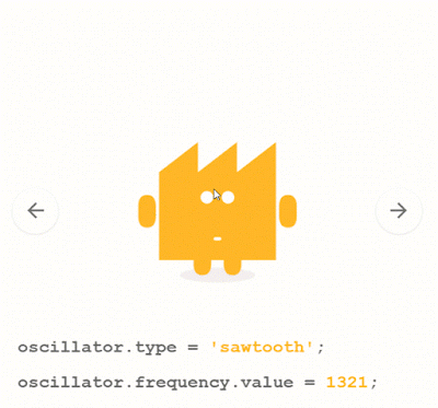 Animated gif of shape shifting waveform