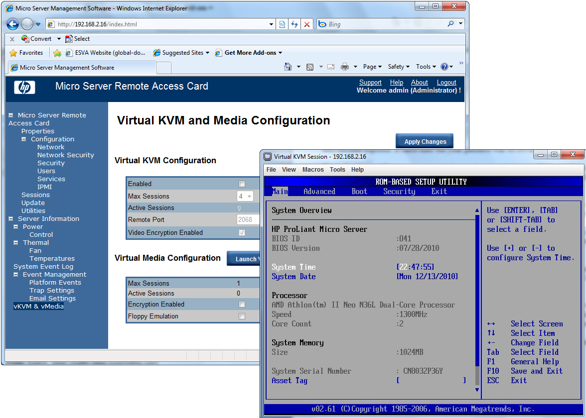 The RAC looks even better value as it provides full KVM-over-IP remote control and virtual media services.