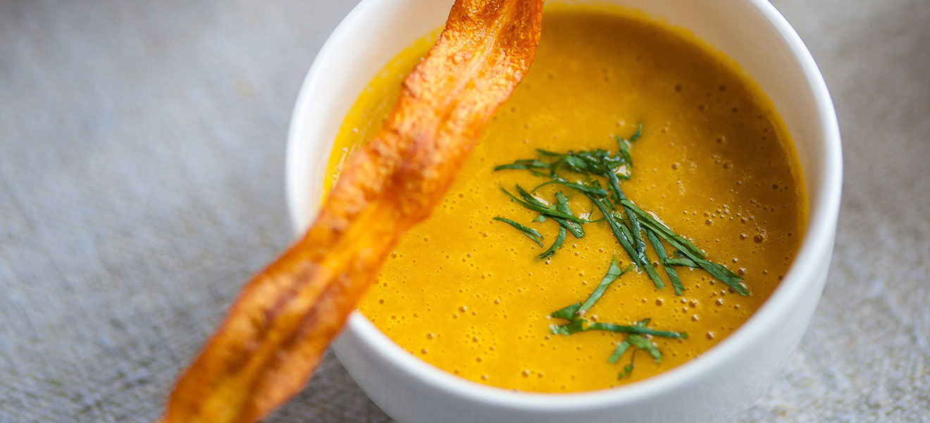 Michael Caines curried carrot soup