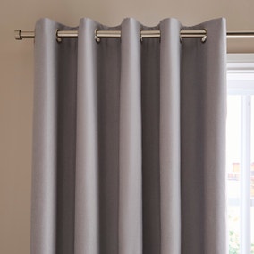 Berlin Blackout Thermal Eyelet Curtains