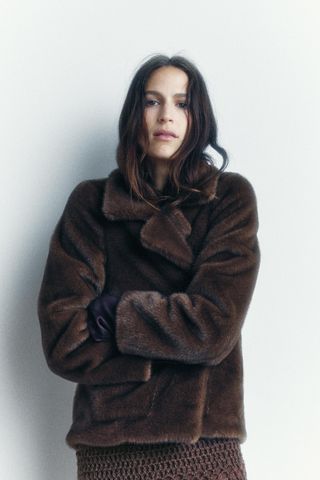 Faux Fur Short Coat