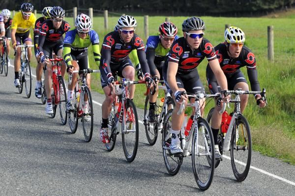 Calder Stewart BikeNZ National Team were controlling affairs throughout.