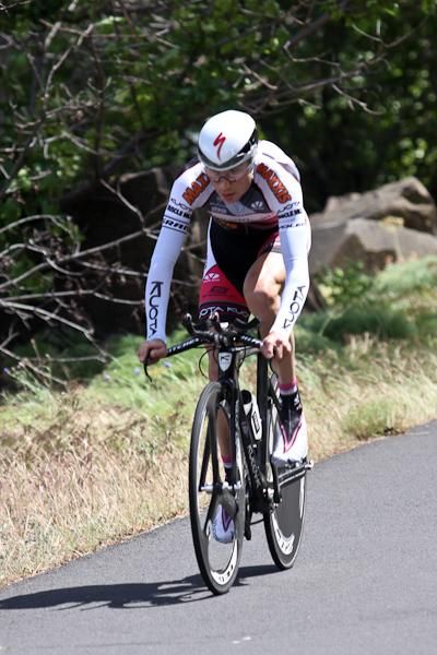 Chris Baldwin, winner of this stage in 2009, suffered mechanical problems and lost more than four minutes.