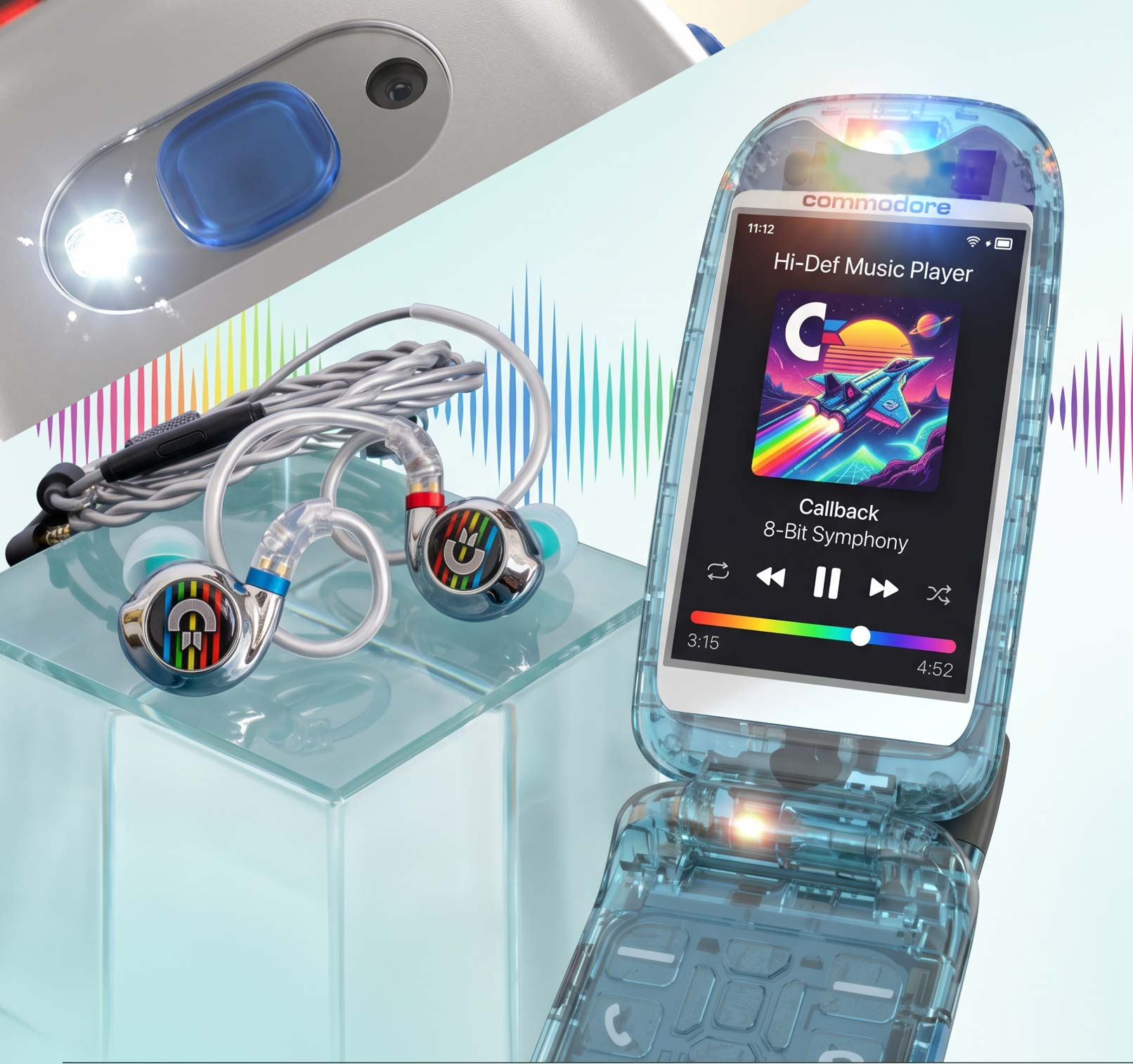 The Callback 8020 comes with wired in-ear monitors