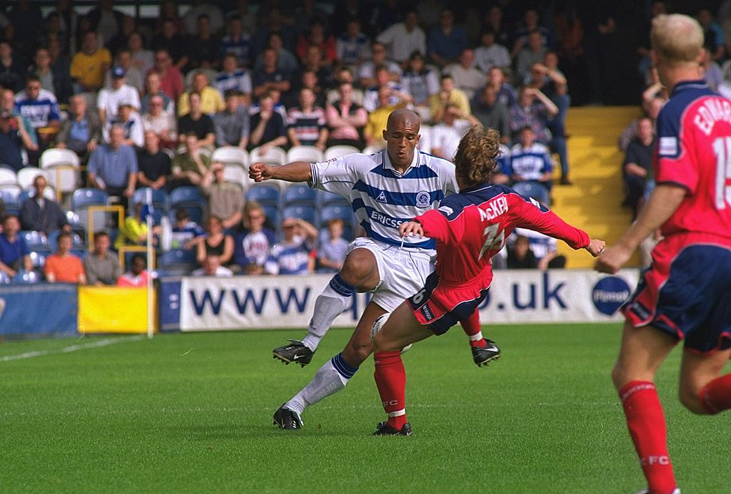 Clarke Carlisle in action for QPR in 2000