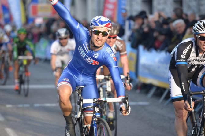 Nacer Bouhanni (FDJ) won his first race of 2014 in stage 2 at Etoile de Bess&egrave;ges