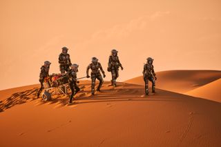 Crew on Mars Surface
