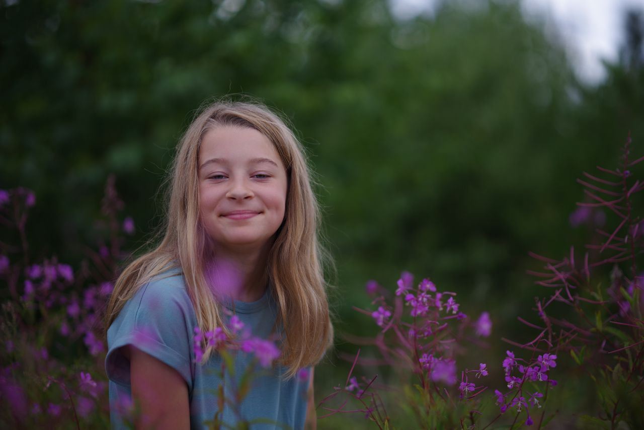 A portrait taken with the Pentax 85mm f/1.4 lens