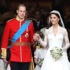Prince William and Princess Kate on their wedding day