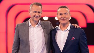 Alexander Armstrong and Bradley Walsh in Beat The Chasers: Celebrity Special 2024 