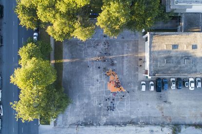 Boarderless Studio project photo looking from above