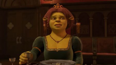 Fiona looking awkward n Shrek 2