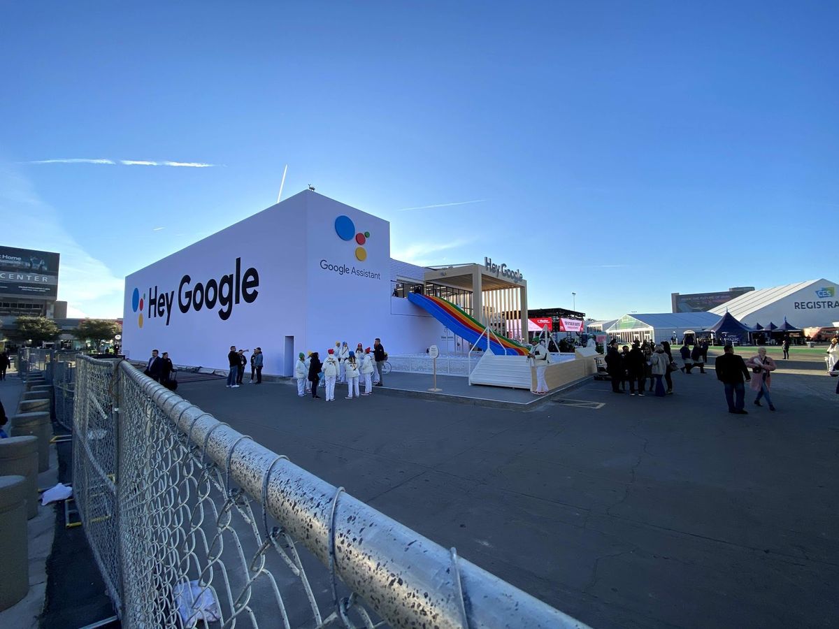 Google Booth at CES