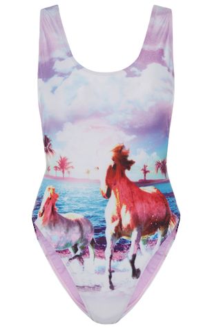 Primark High Summer 2014 Dream Punk Horse Print Swimsuit, £10