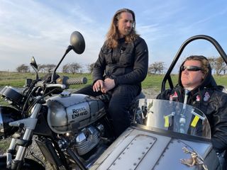 TV tonight Titch and Toby try out the new bike and sidecar