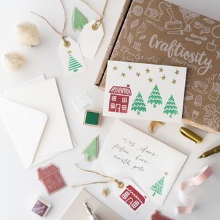 DIY Christmas cards and lino print stamps