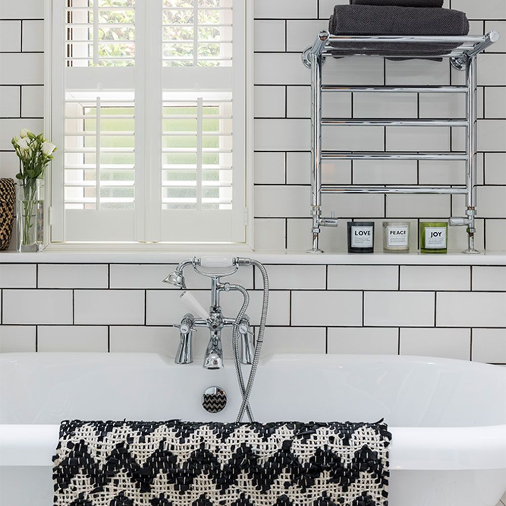Black and white bathroom ideas for striking monochrome schemes | Ideal Home