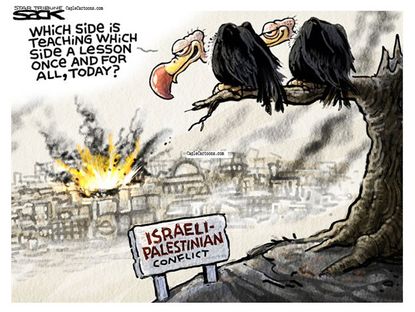 Political cartoon Israel Palestine
