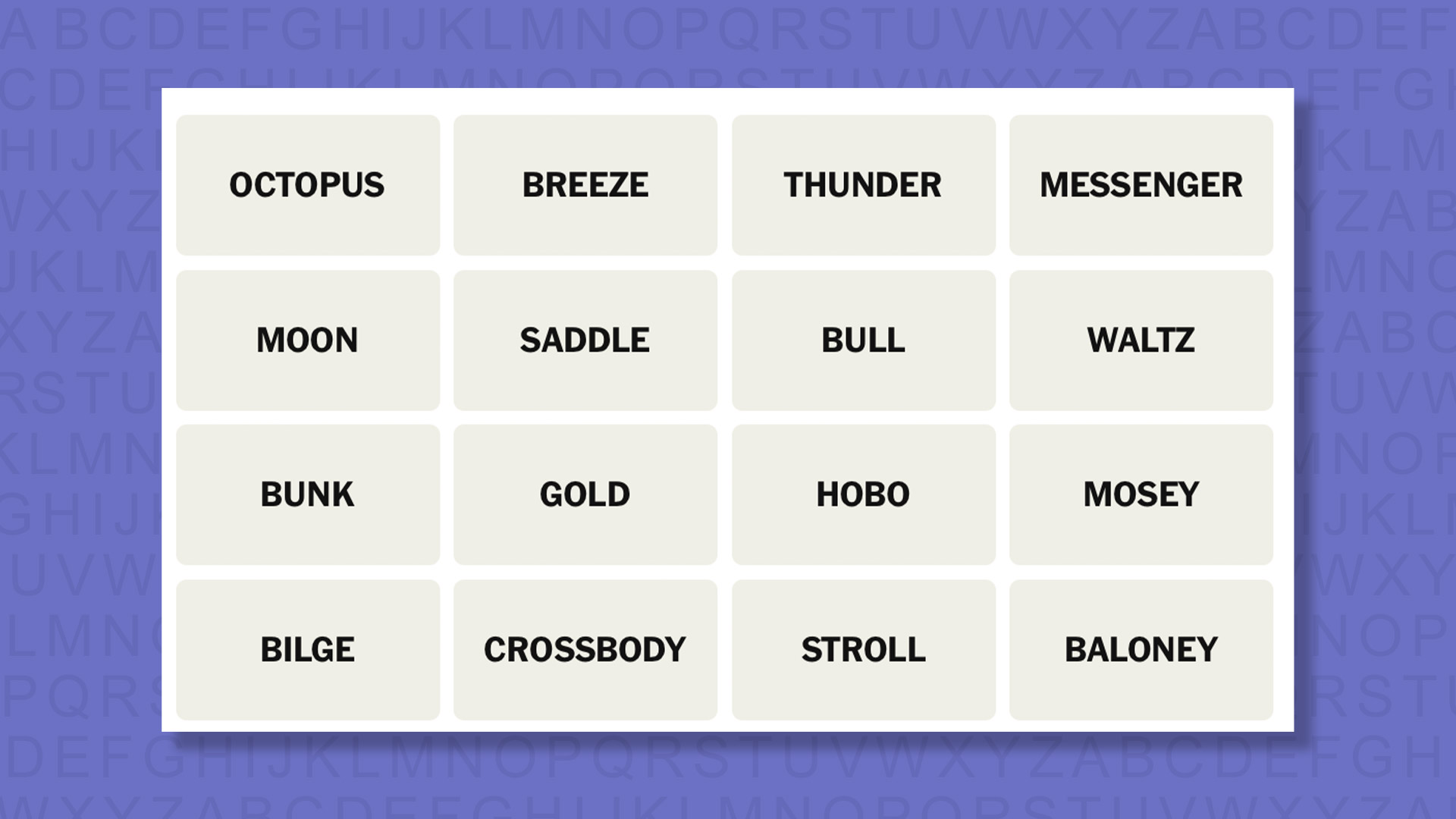 NYT Connections hints for game 1045 on a purple background