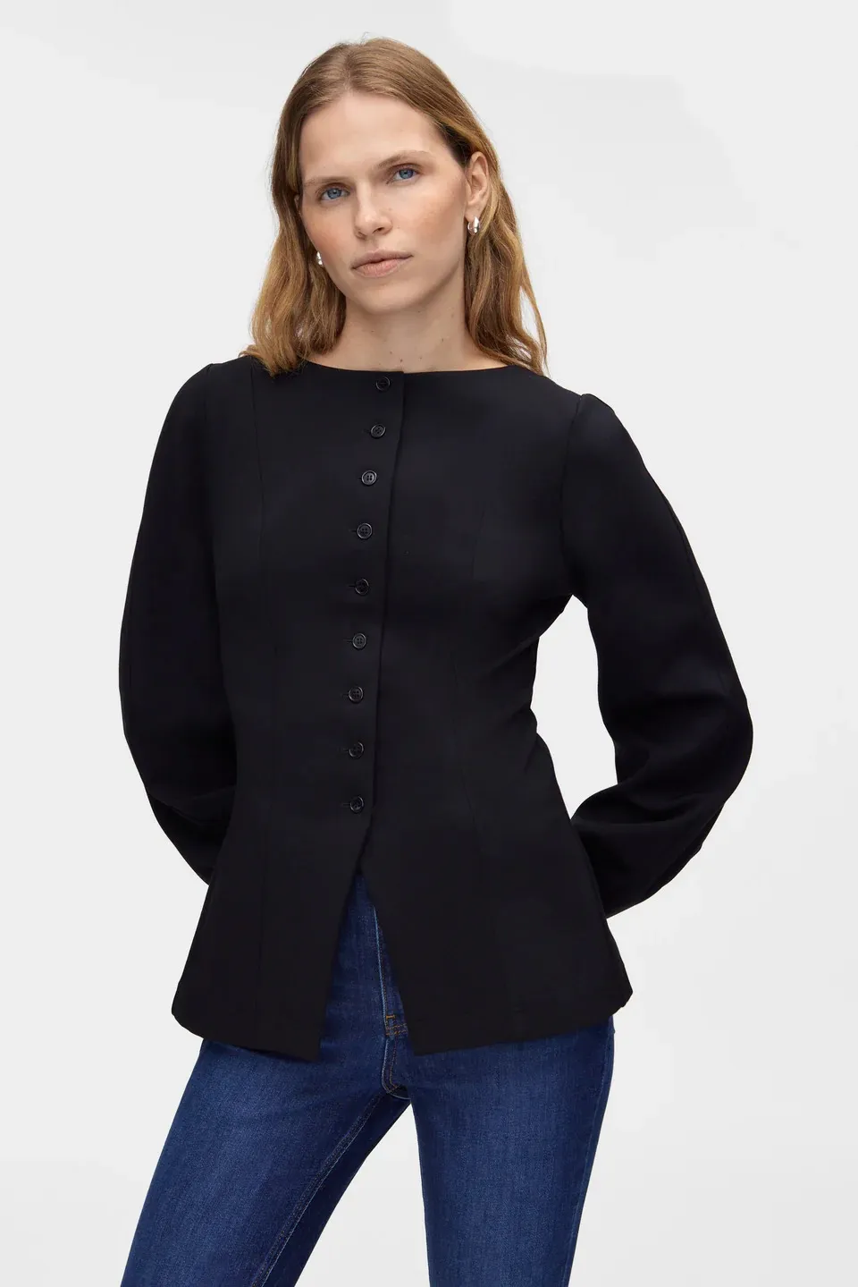 Aligne, Bonnie Ponte Waisted Blazer