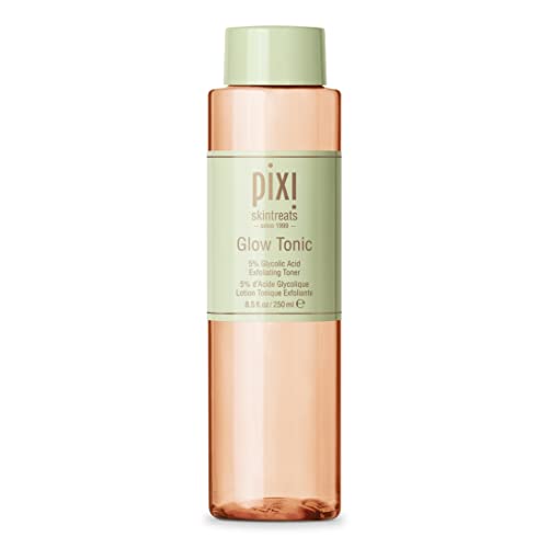 Pixi Glow Tonic Balancing Face Toner Glycolic Acid for Radiant Skin and Daily Brightening (8.5 Fl Oz / 250 Ml)