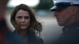 Kate Wyler (Keri Russell) as seen in "The Diplomat" season 2