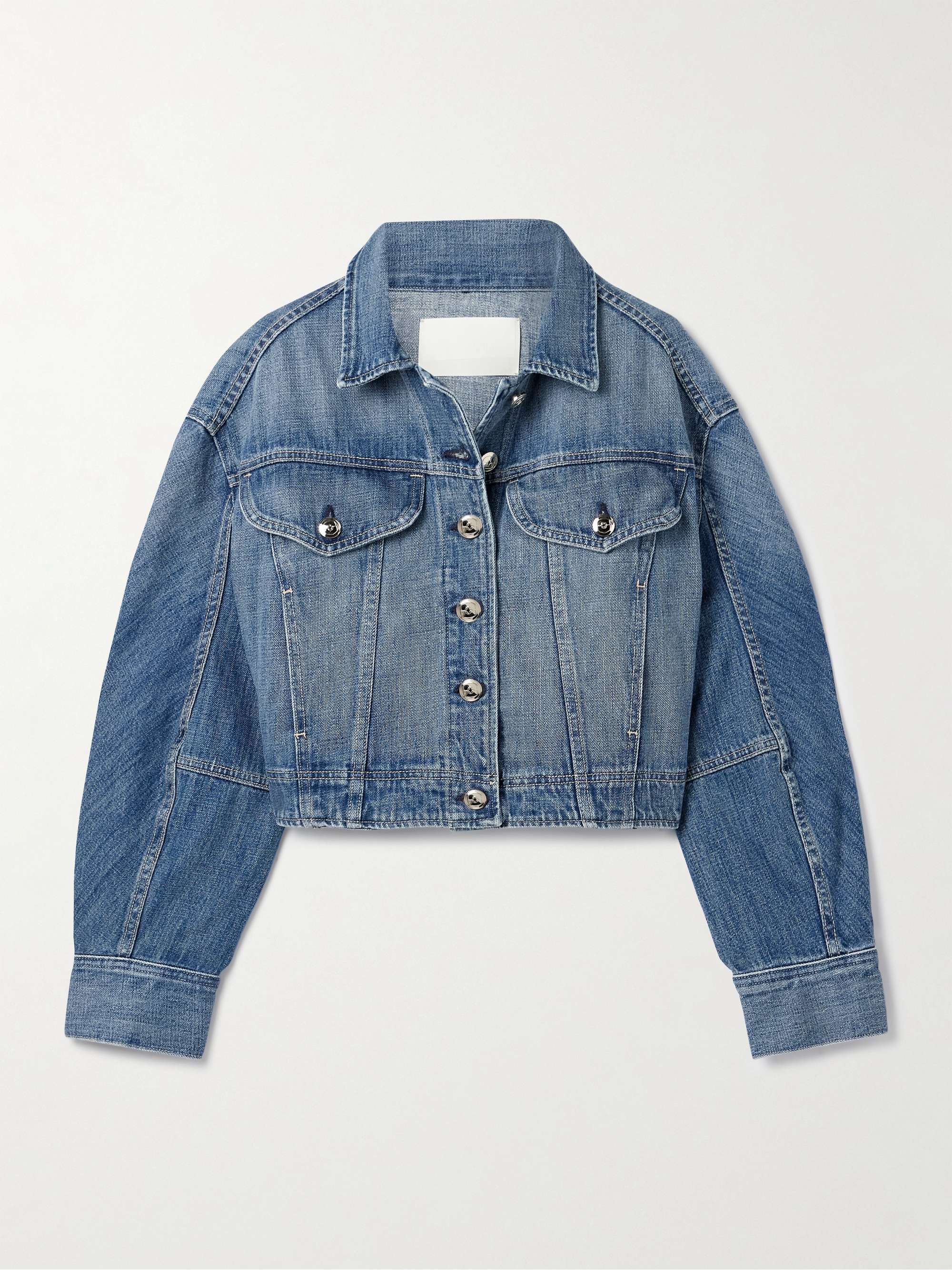 The Mhor Cropped Denim Jacket