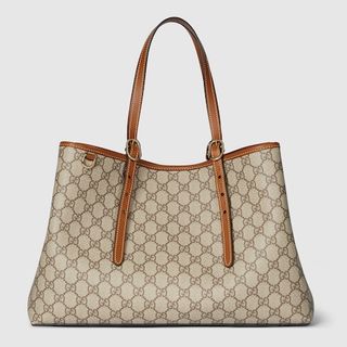 Gg Emblem Medium Tote Bag