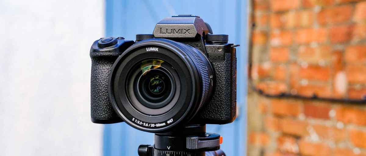 Panasonic LUMIX S5IIX attached to tripod