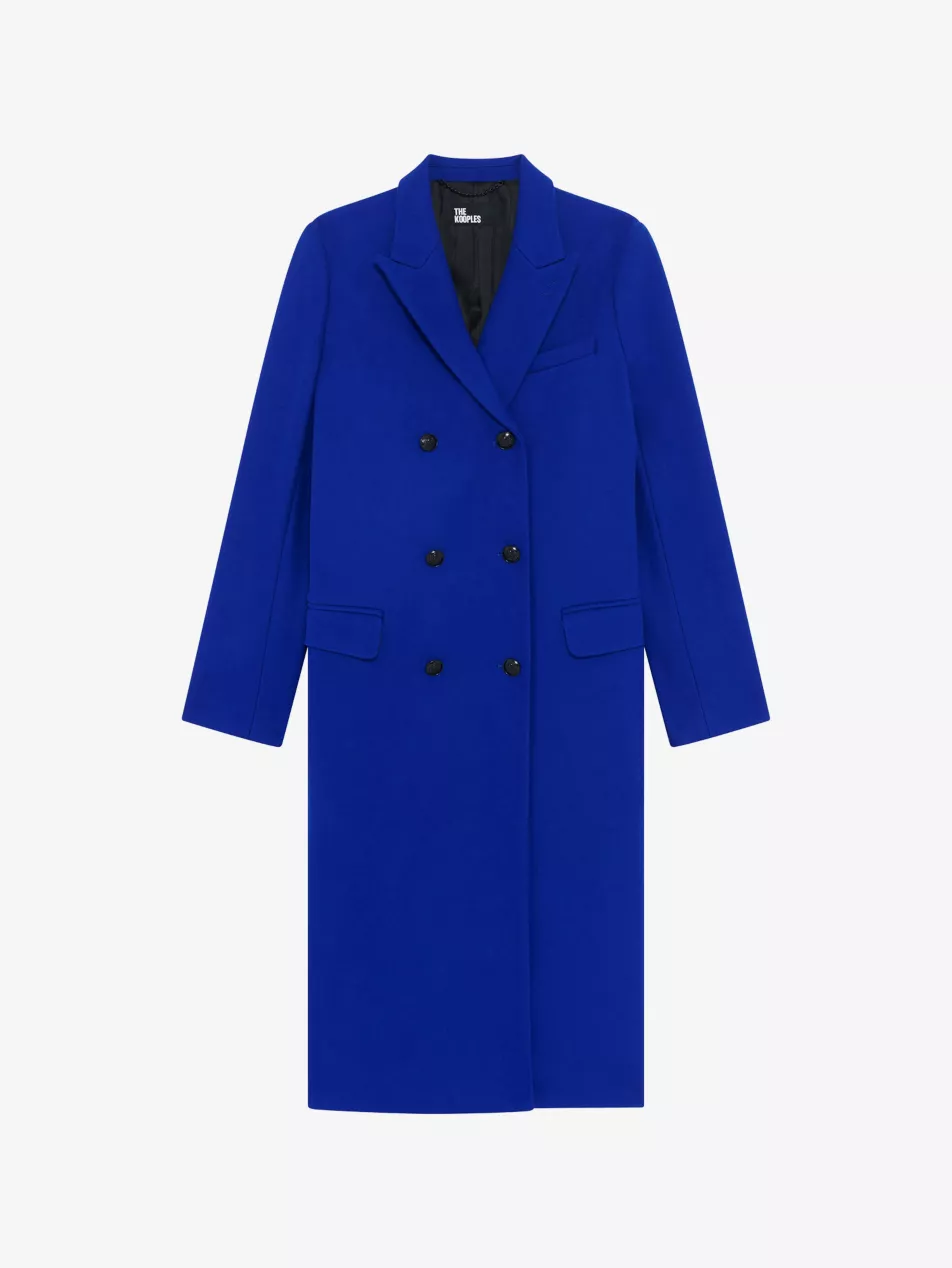 Notched-Lapel Double-Breasted Wool-Blend Coat - 6