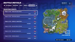 Fortnite Milestones Quests in Chapter 6 Season 2