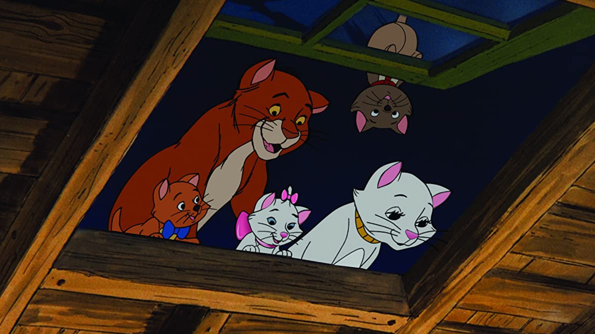 THE ARISTOCATS animation cartoon cat cats family disney wallpaper