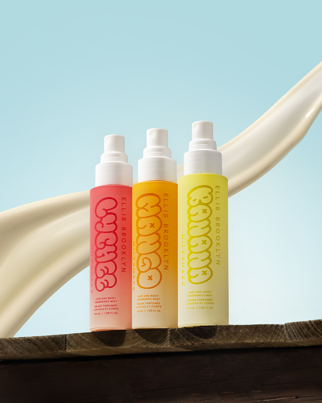 ellis brooklyn milkshake body mists