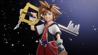 Screenshot of Sora from Super Smash Bros. Ultimate trailer.