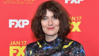 Anna Chancellor attends the premiere of FX's "The Assassination Of Gianni Versace: American Crime Story"