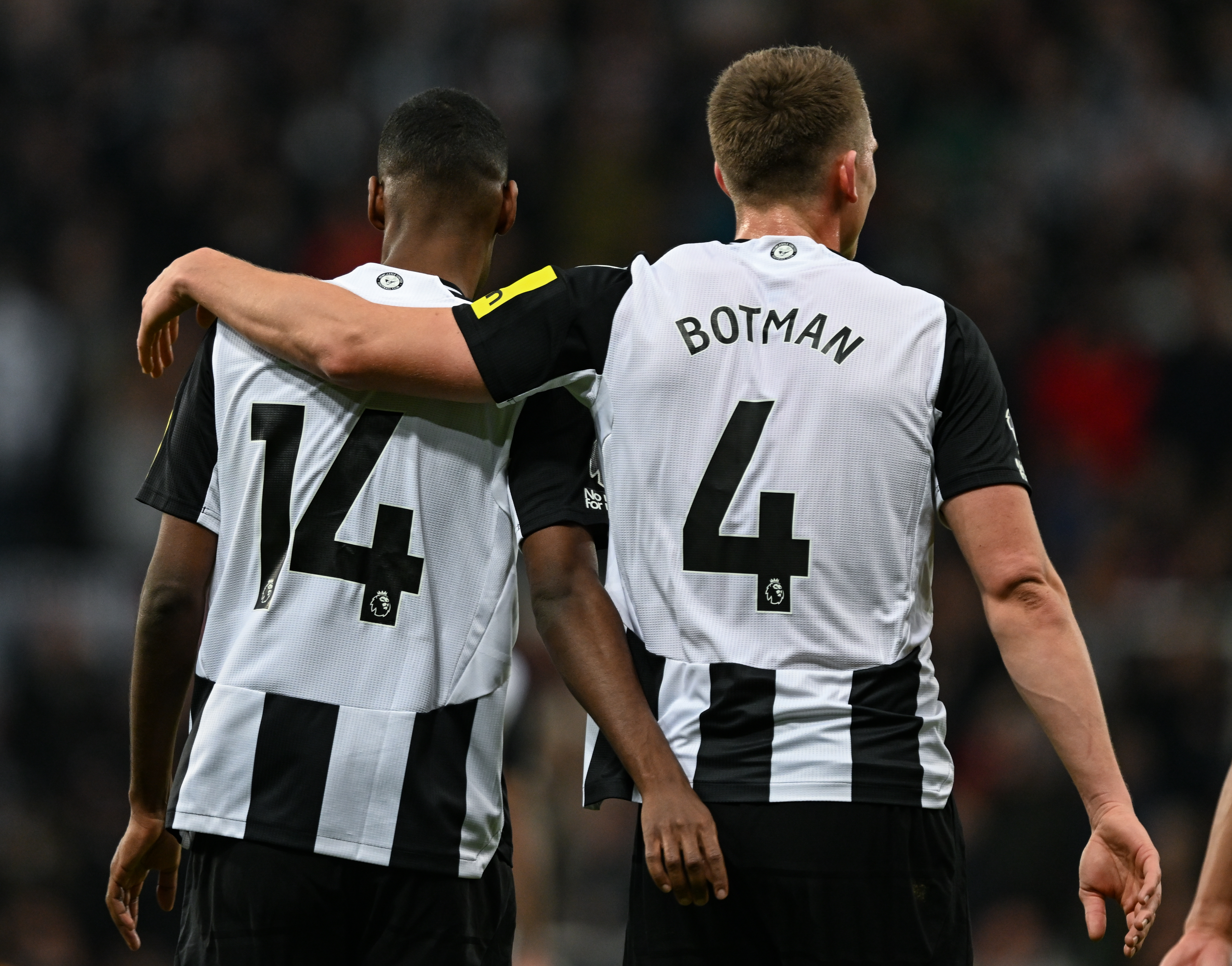 NEWCASTLE UPON TYNE, ENGLAND - JANUARY 15: The Premier League match between Newcastle United FC and Wolverhampton Wanderers FC at St James&#039; Park on January 15, 2025 in Newcastle upon Tyne, England. (Photo by Serena Taylor/Newcastle United via Getty Images)
