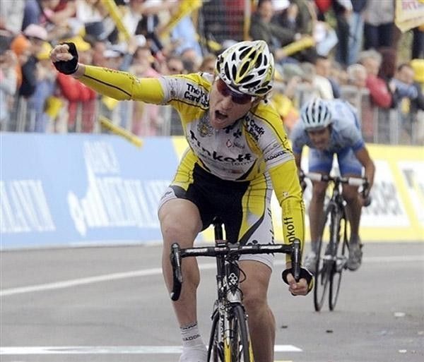Pavel Brutt (Tinkoff) gets his first Grand Tour victory after several attempts at breakaways.