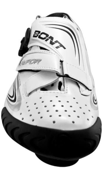 Bont has added more ventilation to the toe of the shoe.