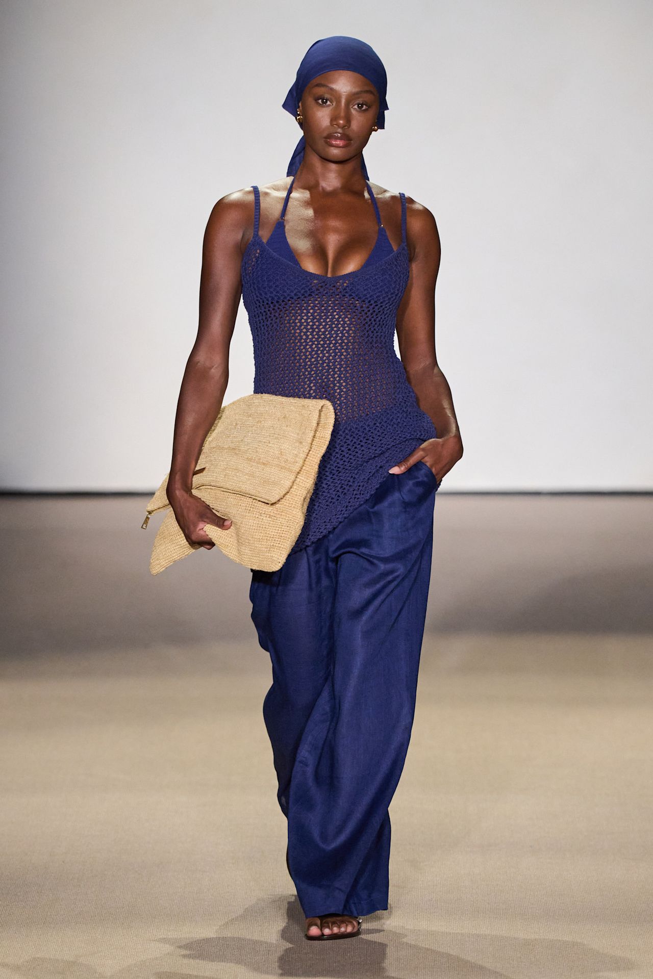 Monday Swimwear model on the runway during Paraiso Miami Swim Week 2026.