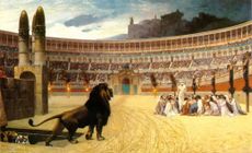 The Christian Martyrs' Last Prayer by G&eacute;r&ocirc;me