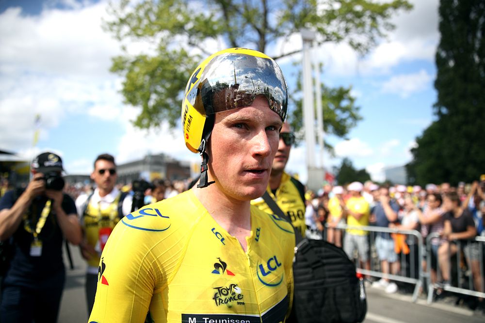 Overall leader Mike Teunissen (Jumbo-Visma)