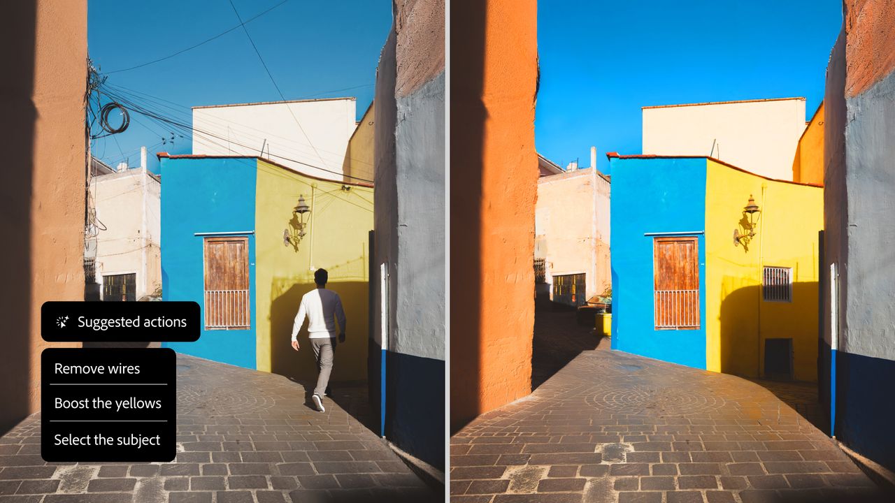 Screenshots from Adobe Creative Cloud software