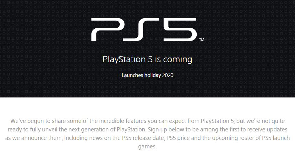 sony playstation 5 official website