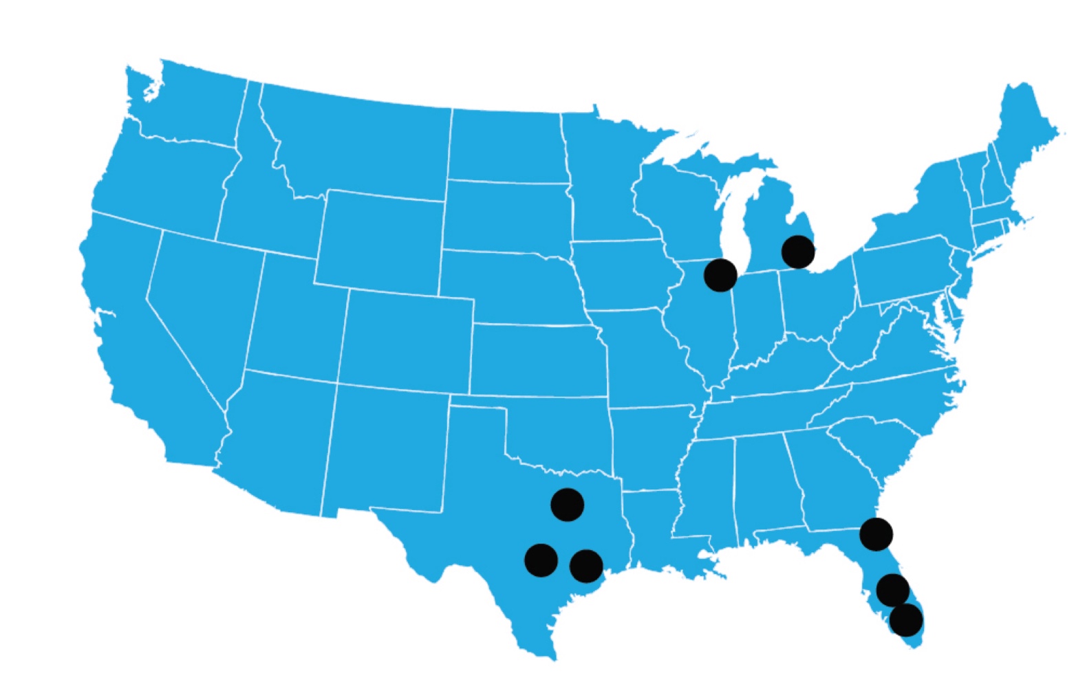 AT&T 5g coverage showing C-band cities