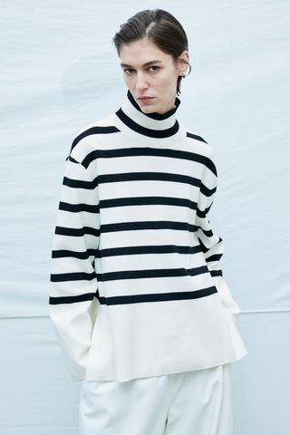 Mock Turtleneck Sweater